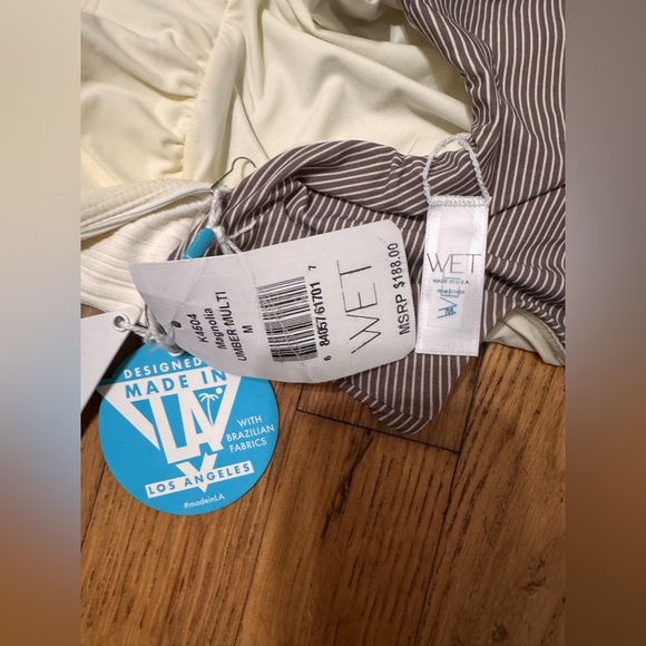 WET Swimwear Magnolia Umber Multi one Piece - Picture 6 of 6